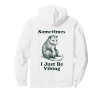 Parfois, Je suis Juste en Train de vibrer Opossum Funny Retro Meme Vintage Sweat à Capuche