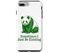 Parfois, Je suis Juste en Train d'exister Panda Funny Retro Meme Vintage Coque pour iPhone 7 Plus/8 Plus