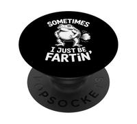 Parfois, Je suis Juste Fartin Funny Frog Meme PopSockets PopGrip Adhésif