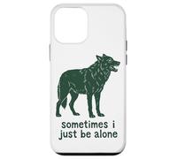 Parfois, Je suis Juste Seule Howling Wolf Coque pour iPhone 12 Mini