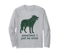 Parfois, Je suis Juste Seule Howling Wolf Manche Longue