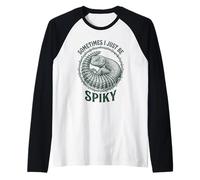 Parfois, Je suis Juste Spiky Funny Grumpy Uromastyx Lizard Manche Raglan