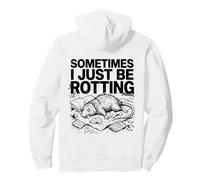 Parfois, Je suis Juste Un Rat pourri Funny GenZ Meme Vintage Sweat à Capuche