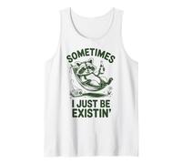 Parfois, j'existe Juste Un mème drôle de Raton Laveur Débardeur