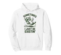 Parfois, j'existe Juste Un mème drôle de Raton Laveur Sweat à Capuche