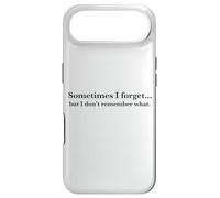 Parfois j'oublie, mais Je ne me Souviens Pas de Quoi, Quote Coque pour iPhone Air