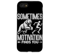 Parfois, la Motivation Vous Trouve Un entraînement de Fitness Amusant Coque pour iPhone SE (2020) / 7/8