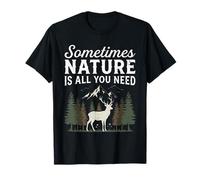 Parfois, la Nature est Tout ce Dont Vous Avez Besoin pour la randonnée, Le Camping en T-Shirt