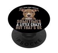 Parfois un peu fou mais ça va PopSockets PopGrip Adhésif