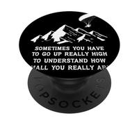 Parfois, Vous devez Monter en Haut Parapente motorgliding PopSockets PopGrip Adhésif