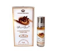 Parfum Al Rehab Attar Authentique Sans Alcool Halal 6 ml 100% Huile de Qualité Supérieure 6 ml x 6 PCS (Choco Musk)