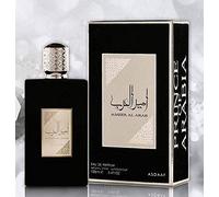 Parfum Ameer Al Arab 100ml, Eau de Parfum Homme, Parfum Arabe, Oud Oriental, Eau Jeune Parfum Homme, Attar Homme, Musc Halal NOTES: Jasmin, Chèvrefeuille, Lavande, Safran, Poivre