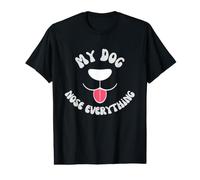 Parfum Amusant pour Chien - Mon Nez de Chien Tout T-Shirt Graphique avec Valeur
