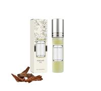 Parfum aux phéromones pour femme, mini roll-on Parfum Femme, parfum rafraîchissant aux phéromones pour un rendez-vous ou au quotidien, longue tenue et format voyage (10ml, Bois D'Agar)