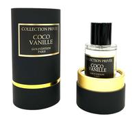 Parfum BOIS INTENSE Collection Privée Gold Edition 50 ml, Unisexe Femme et Homme, Idéal pour Cadeau, usage quotidien, Fabriqué en France (Coco Vanille)