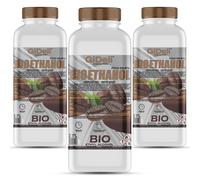 Parfum de café bioéthanol 96,6% 3L pour cheminée universelle sans fumée et...