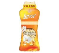 Parfum de linge en perles Lenor 735g, Ambre et Orchidée, jusqu’à 12 semaines de fraîcheur continue dans l’armoire
