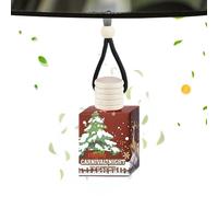 Parfum de voiture | Diffuseur de parfum de Noël pour véhicule Aromathérapie pour l'intérieur - Pendentif miroir boule parfumée Cadeau pour les voyages hommes femmes ambiance de bien-être