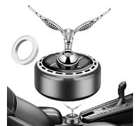 Parfum de voiture - Eagle - Désodorisant pour voiture avec énergie solaire - Diffuseur d'huiles essentielles - Thérapie - Longue durée de vie - Accessoires de décoration pour véhicules
