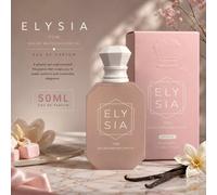 Parfum Elysia Yum 50ml Cotton Candy de Fragrance World, convient comme cadeau pour les fêtes, la fête des mères, les anniversaires et autres occasions Verre