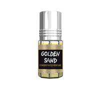 Parfum GOLDEN SAND Al Rehab 3 ml Gourmand Sucré Vanille Caramel Sans Alcool - Huile de Parfum Orientale pour Femme et Homme