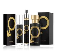 Parfum Homme,Coffret Parfum Homme,Parfum Pheromone Pour Homme,Parfums Homme, Brume Corporelle Parfumée,Eau De Parfum Homme, Spray De Phéromones,Secrète Pour Une Attraction IrréSistible (3PC)