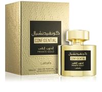 Lattafa - Parfum CONFIDENTIAL PRIVATE GOLD - Eau de Parfum Oriental ambré gourmand - 100 ml