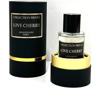 Parfum LOVE CHERRY Collection Privée Nouvelle Edition (Gold Edition), Idée Cadeau, un parfum longue durée et unisexe de 50 ml, fabriqué en France (LOVE CHERRY)