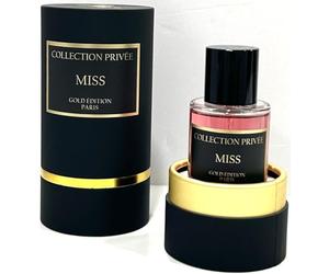 Parfum MISS Collection Privée Nouvelle Edition (Gold Edition), Idée Cadeau, un parfum longue durée et unisexe de 50 ml, fabriqué en France (MISS)