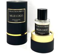Parfum MLLE COCO Collection Privée Nouvelle Edition (Gold Edition), Idée Cadeau, un parfum longue durée et unisexe de 50 ml, fabriqué en France (MLLE COCO)