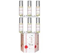 Parfum Musc Oriental - AL REHAB - Red Rose - 6ml - Floral - Lot de 6