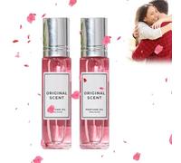 Parfum pheromone pour femme,eclat de femme elixir de pheromone parfum femme,Parfum Aux Phéromones Pour Femme,Roll On Perfume Party Perfume,Pheromones Infused Essential Oil Perfume (10ml, 2pc)