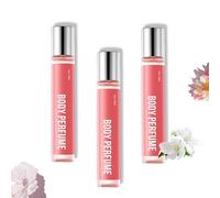 Parfum Pheromone Pour Femme,Roll-on Flavor Parfum, eclat de femme elixir de pheromone, Parfum corporel à la rose Parfum roll-on Vitalité longue durée Parfum roll-on rafraîchissant 10 ml (3pc)