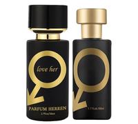 Parfum Pheromone Pour Homme, 50ml Parfums Pheromones, Perfum Cologne Phéromones, Eau De Toilette Hommes, Pheromone Parfum Homme, Parfums Au Phéromones Hommes Pour Attire Femmes (2PC)