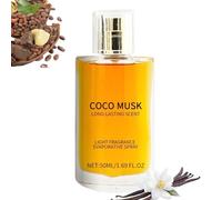 Parfum Pheromone pour Homme,Eau de Toilette Cologne 50ml,Parfums Coco,Brume Cheveux Parfumée,Parfum aux Phéromones Dorées,Huile Parfumée Corps Parfums Cheveux