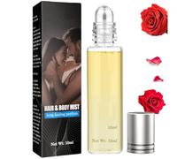 Parfum pheromone pour homme,Parfum Alpha Pheromone,pheromone parfums homme,Eau de Parfume,Parfume Roller Ball pour homme et femme, parfum universel sexy pour rencontres, parfums durable (10ML, 1PC)