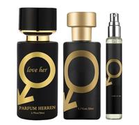 Parfum Pheromone Pour Homme, Parfums Pheromones, Perfum Cologne Phéromones, Eau De Toilette Hommes, Pheromone Parfum Homme, Parfums Au Phéromones Hommes Pour Attire Femmes (3PC-2)