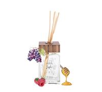 Parfum pour environnement design QC Terme Aria Garda 250 ml, diffuseur à bâtonnets, parfum miel, framboise, raisin et zagara Made in Italy