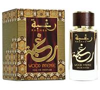 Parfum Raghba Wood Intense LATTAFA Eau de Parfum de Haute Qualité et de Longue Durée, Arabe Oriental 100ML Version plus Intense, Fumée et Boisée