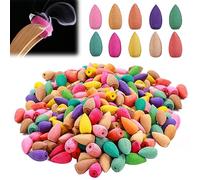Parfum Reflux, 400 Pièces Encens Cone, Cônes d'Encens à Reflux, Cônes d'Encens à Refoulement, Tibétain Bullet Encens Naturel pour Chambre Bureau Yoga Cuisine