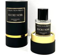 Parfum SUCRE NOIR Collection Privée Nouvelle Edition (Gold Edition), Idée Cadeau, un parfum longue durée et unisexe de 50 ml, fabriqué en France (SUCRE NOIR)