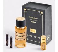 Parfum Sun White Senteur ""Soleil Blanc"" - - Coffret Luxe - Extrait De Parfum 50ml + Essence Pure 3ml + 2 E¿Chantillons Offert - Coffret Cadeau - C Ollection Privee