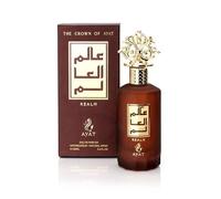 AYAT PERFUMES - Eau de Parfum REALM 100 ml Notes de Bergamote, Vanille, Datte & Noix de Muscade - Senteur d'Arabie Parfum Oriental pour Femme & Homme - Collection The Crown of Ayat - Fabriqué à Dubaï