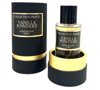 Parfum VANILLA POWDERY Collection Privée Nouvelle Edition (Gold Edition), Idée Cadeau, un parfum longue durée et unisexe de 50 ml, fabriqué en France (VANILLA POWDERY)