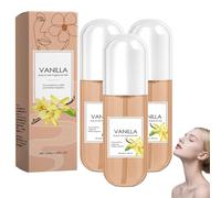 Parfum vanille, spray parfumé pour cheveux et corps, parfum longue durée, déodorant femme, hydratant et rafraîchissant, brume multi-usages portable, format voyage (3pcs)