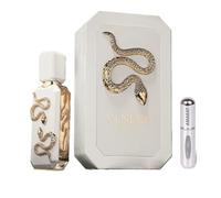 Parfum Veneno Bianco Eau de parfum 100 ml, parfum arabe unisexe de longue durée avec atomiseur rechargeable 5 ml, parfum floral et crémeux avec notes de néroli, noix de coco et vanille (poison blanc)