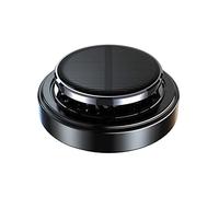 Parfum Voiture,iSpchen Parfum Voiture Interieur Solaire Diffuseur D'Aromathérapie De Voiture Désodorisant Pour Voiture Aromathérapie Diffuseurs Décoration Saveur De Citron AgréAble Noir
