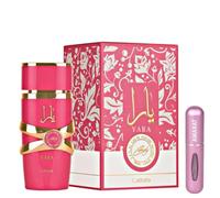 Parfum Yara Candy Original 100 ml, Parfum Arabe pour Femme de Longue Durée, EDP Importé de Dubaï, Inclut Vaporisateur 5 ml, Fragrance Douce avec Notes de Fruits et Vanille (Yara Candy)