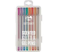Parfumées Fruit - Gel Liquide Stylos À Paillettes - Lot De 8 Couleurs Différentes
