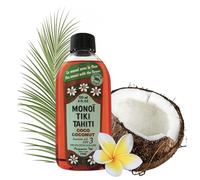 Parfumerie TIKI Coco Tahiti Monoi 120ml - Huile Solaire SPF3 Bronzante Corps Cheveux Hydratante - Parfum Noix de Coco - Fabrique a Tahiti (Lot de 1)